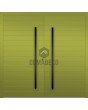 LIM V58 dubbele - aluminium buitendraaiende dubbele deur met ribben