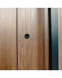 LIM v62 dubbel - aluminium dubbele deur met verticale strepen