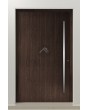 PIVOT V62 - aluminium taatsdeur met verticaal frezen