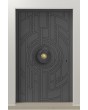 LIM V65 - aluminium voordeur met gefreesd patroon