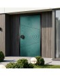LIM V66 - aluminium voordeur met gefreesd patroon
