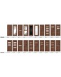 Plano SEM - binnendeur met glas