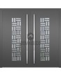 LIM VFL2 dubbel - aluminium dubbele voordeur decoratief glas