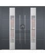 LIM W322 dubbele - aluminium dubbele inbraakwerende deur met glas