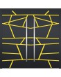 LIM W360 dubbel - massieve dubbele aluminium deur met strepen