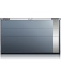 WIS E1D1 - sectionale garagedeur met zilveren sierelement