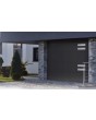 WIS E1D2 - sectionale garagedeur met zilveren sierelement
