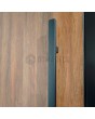 PIVOT WOODLINE 1 - aluminium taatsdeur met notenhouten hogedruklaminaat
