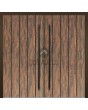 LIM WOODLINE 2 Double - aluminium dubbele deur bekleed met Tambora hogedruklaminaat in houtlook
