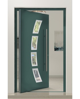 PIVOT 21A - aluminium Moderne buitendraaideur
