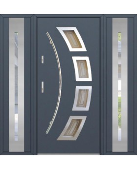 Fargo 21A T - moderne voordeur met zijpanelen