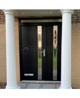 Fargo 25C DB - moderne voordeur met zijpaneel