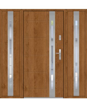 Fargo 25C T - moderne voordeur met zijpanelen