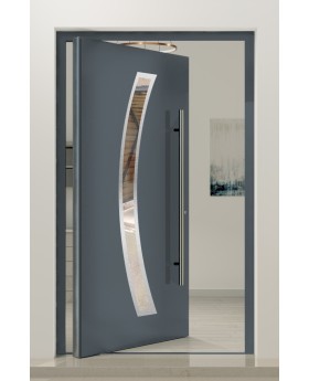 PIVOT Bumerang - aluminium glazen hoofddeur scharnierdeur