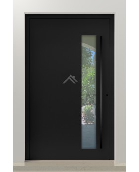 PIVOT C8 - Pivot aluminium designdeur met glas