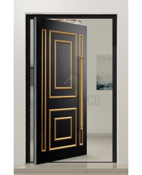 PIVOT CL17 - aluminium draaideur in traditionele stijl