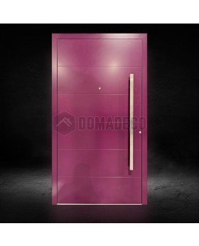 paarse aluminium taatsdeur
