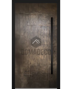 LIM M24 - aluminium draaideur met brons vloeibaar metaal