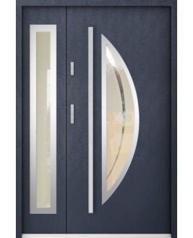 Pollux Duo - moderne strakke voordeur met zijpaneel