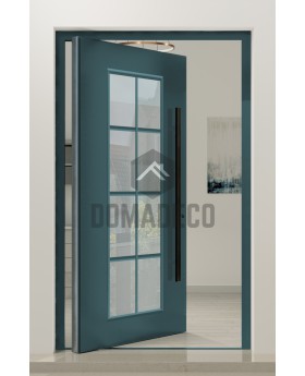 PIVOT CL06 - klassiek vormgegeven traditionele aluminium taatsdeur met glas