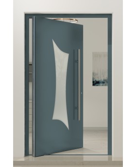 PIVOT EK23 - aluminium draaideur voor villa