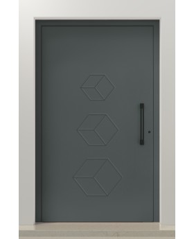 PIVOT V19 - Grote thermisch gescheiden aluminium draaideur
