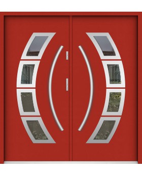 Sta Taurus Double - hoogwaardige metalen dubbele buitendeur met glas