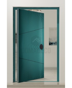 PIVOT V66 - pivot-voordeur met gefreesd patroon