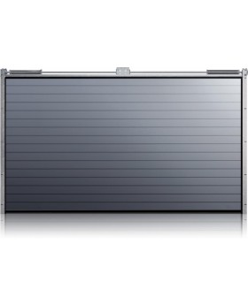 WIS E3 - sectionale garagedeur met lage ribben