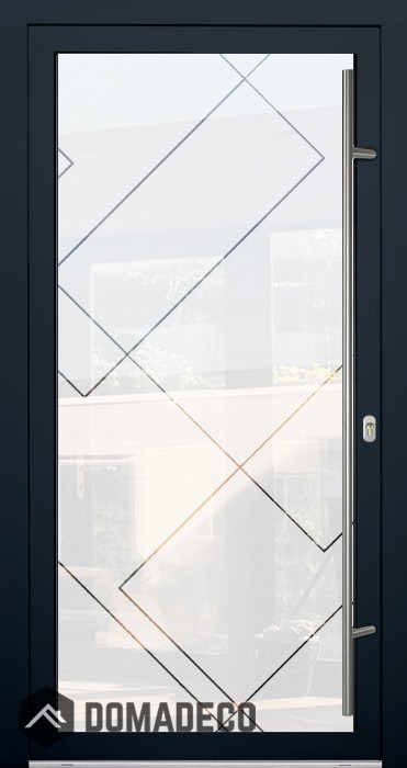 LIM Glass S15 - matte kwaliteitsdeur met een transparant decor