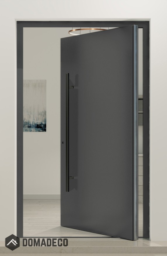 PIVOT Basic - gladde aluminium draaideur