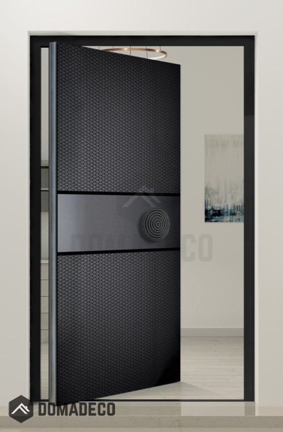 PIVOT V66 - pivot-voordeur met gefreesd patroon